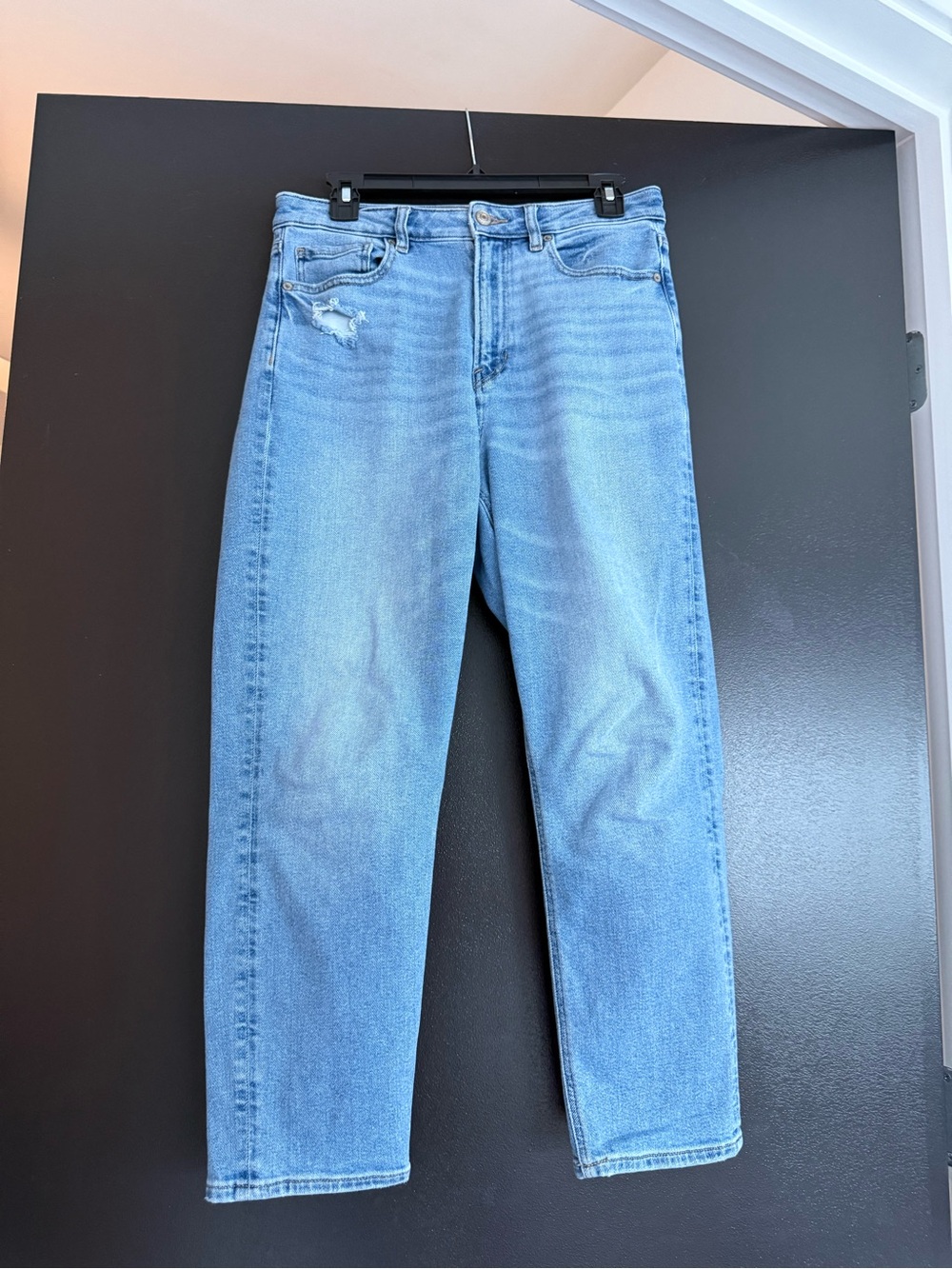 American Eagle Outfitters Light Blue Women's Straight Leg Jeans